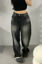 Retro High-Rise Wide-Leg Jeans