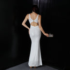 Fitted Mermaid Evening Dress