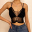 Halterneck Strappy Open-Back Two-Piece Set