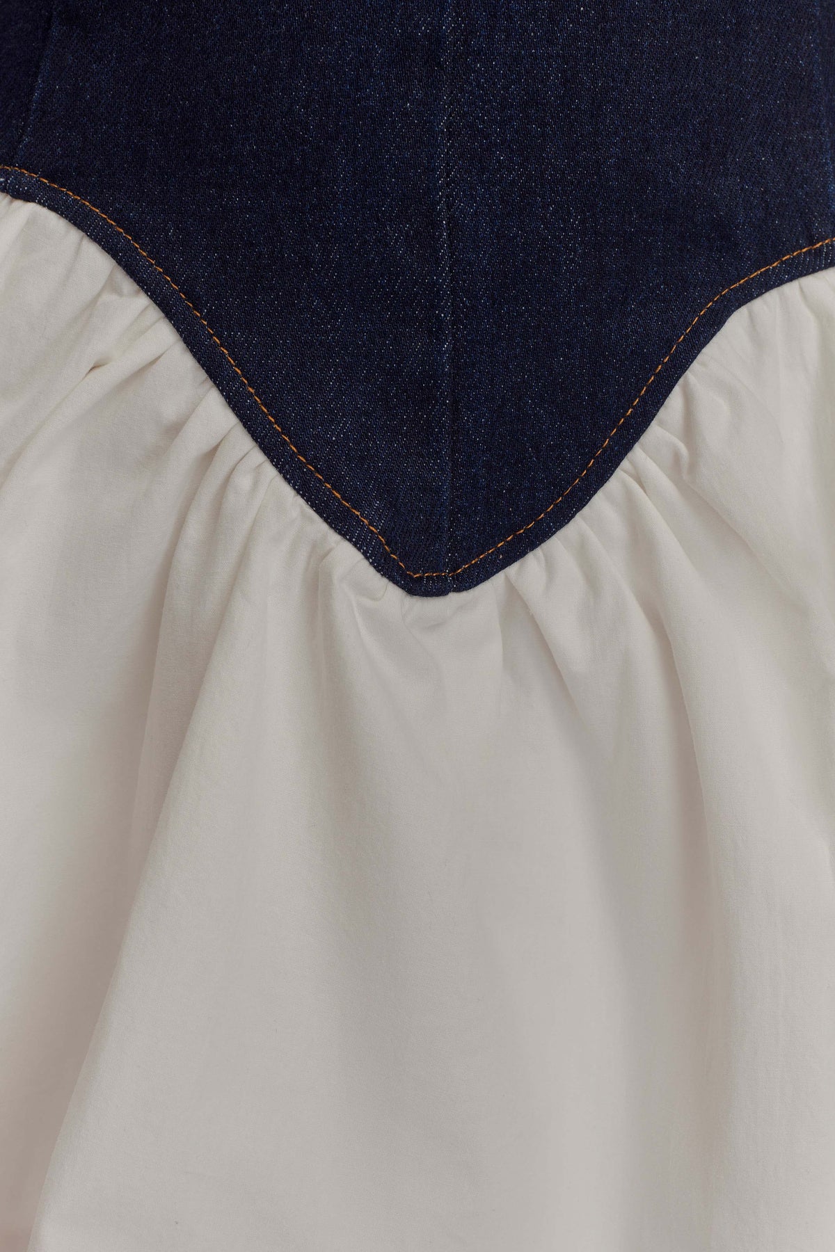 Halterneck Denim Mini Dress with an Open Back