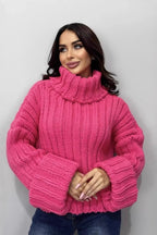 Roll-Neck Relaxed-Fit Sweater