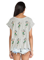 Printed Crewneck Short-Sleeve T-Shirt