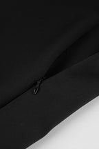 Black High-Rise Lace-Trim Shorts