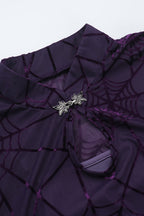 High-Rise Gothic Dress with a High Neck