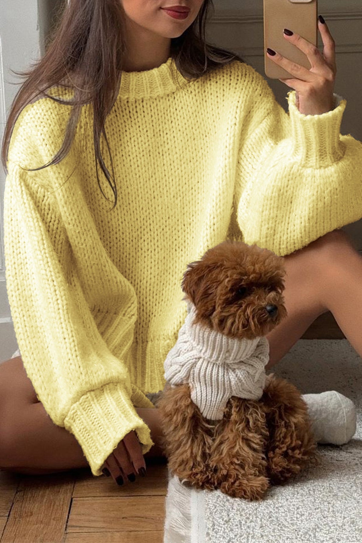 Knit Relaxed-Fit Sweater