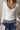 V-Neck Fitted Striped Sweater Secondary image