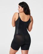 Printed Corset-Style Strappy Bodysuit