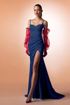 Fitted Strappy Ruched Dress