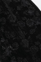 Floral Velvet Strappy Dress