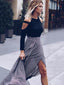 Sweater with a Round Neck