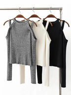 Sweater with a Round Neck