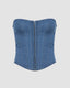 Denim Corset Top