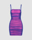 Ruched Mesh Dress