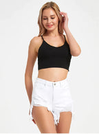 White Relaxed-Fit Wool Pants