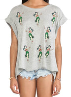 Printed Crewneck Short-Sleeve T-Shirt