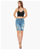 Fitted Jeans with Embroidery