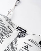 Printed Cropped Corset Top