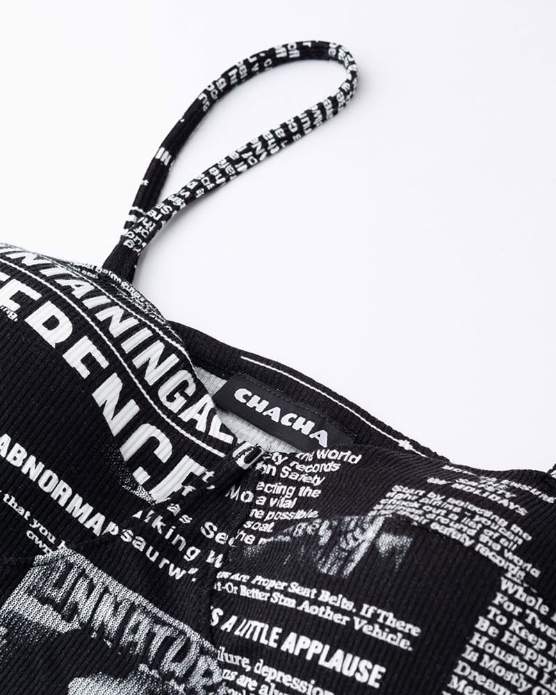 Printed Cropped Corset Top