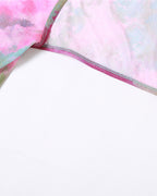 Mesh Top with Butterfly Details