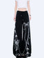 Vintage Gothic Elevated Waist Cleansed Baggy Pant Black / S