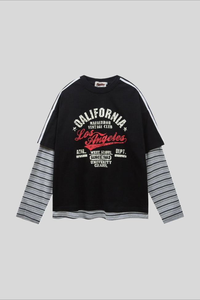Layered Long-Sleeve California Graphic Tee Main image
