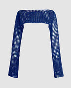 Cropped Long-Sleeve Top