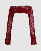 Cropped Long-Sleeve Top