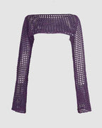 Cropped Long-Sleeve Top