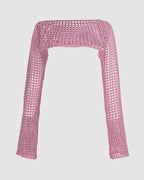 Cropped Long-Sleeve Top