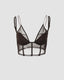 Strappy Mesh Corset Top
