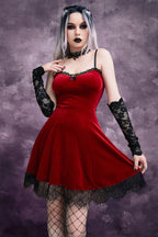 High-Rise Sleeveless Gothic Dress