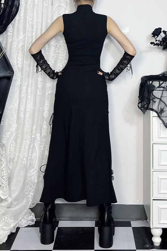 Strappy Sheer Gothic Dress