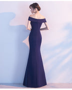 Strapless Evening Dress with a Split Detail
