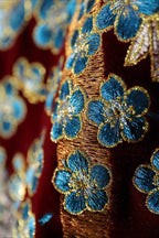 Satin Bomber Jacket with Dragon Embroidery