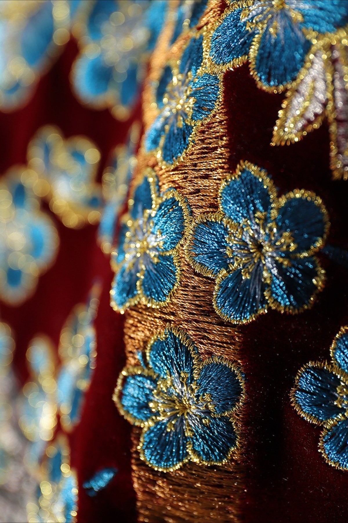 Satin Bomber Jacket with Dragon Embroidery