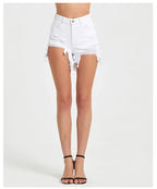 White Relaxed-Fit Wool Pants