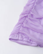 Mesh Dress with Ruched Details