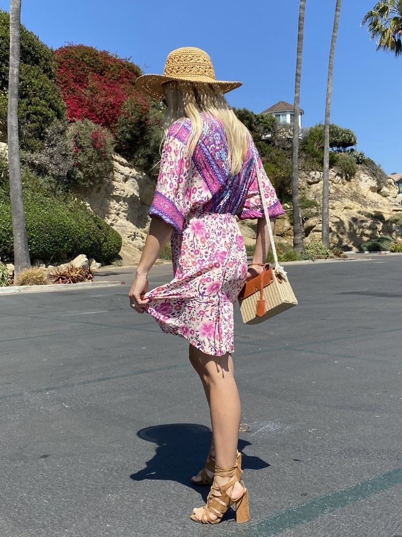 Boho Dress with Ruffle Details