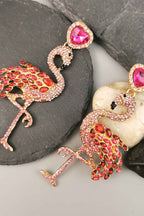 Earrings with Rhinestone Accents