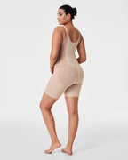 Printed Corset-Style Strappy Bodysuit