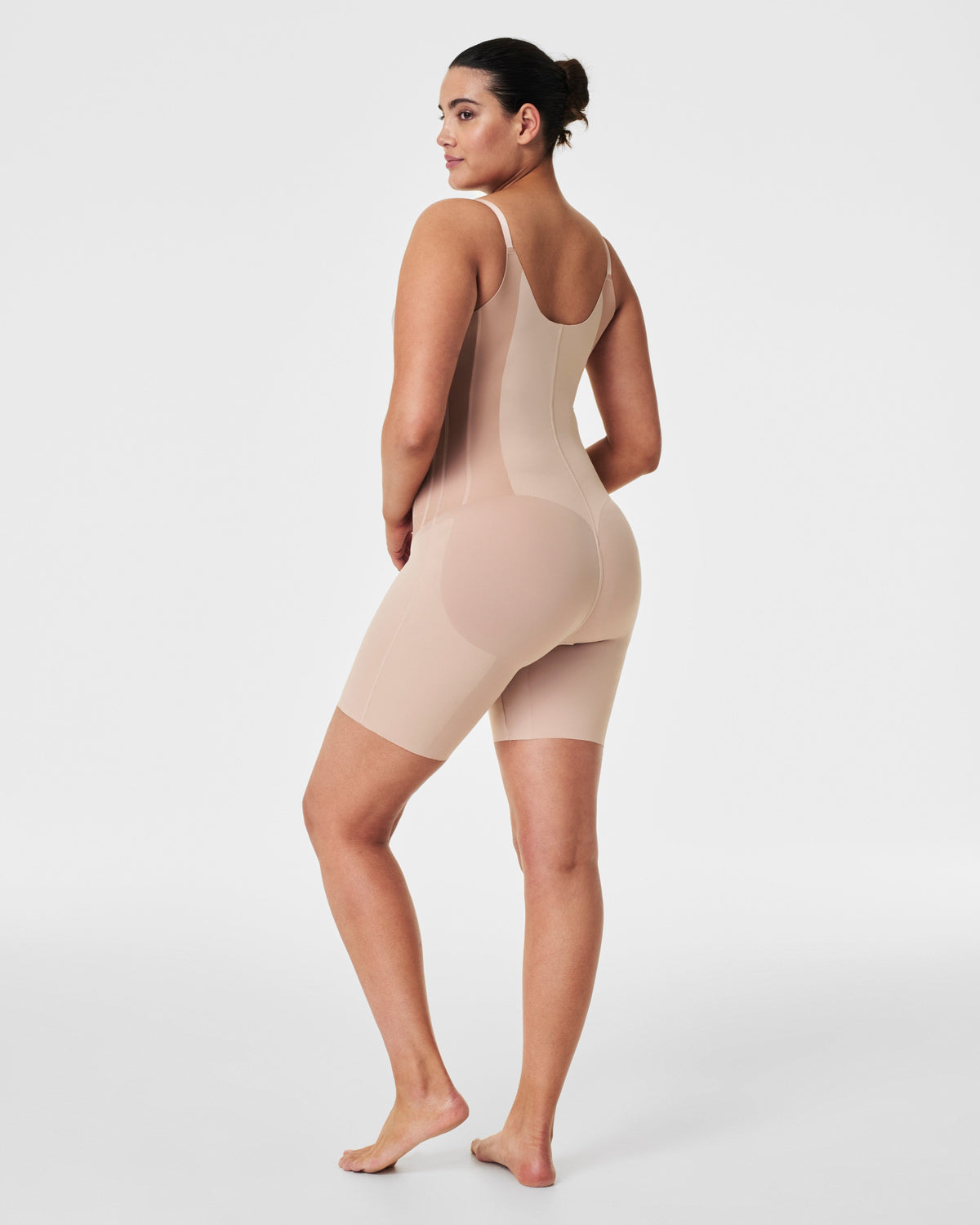 Printed Corset-Style Strappy Bodysuit