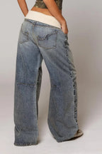 Wide-Leg Y2K Retro Jeans