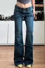Low-Rise Denim Baggy Jeans