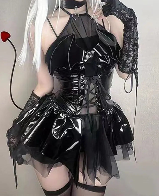 Dress Hollow Bat Mini Outfit Main image