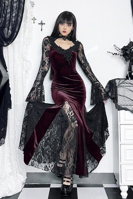 Lace Gothic Dress