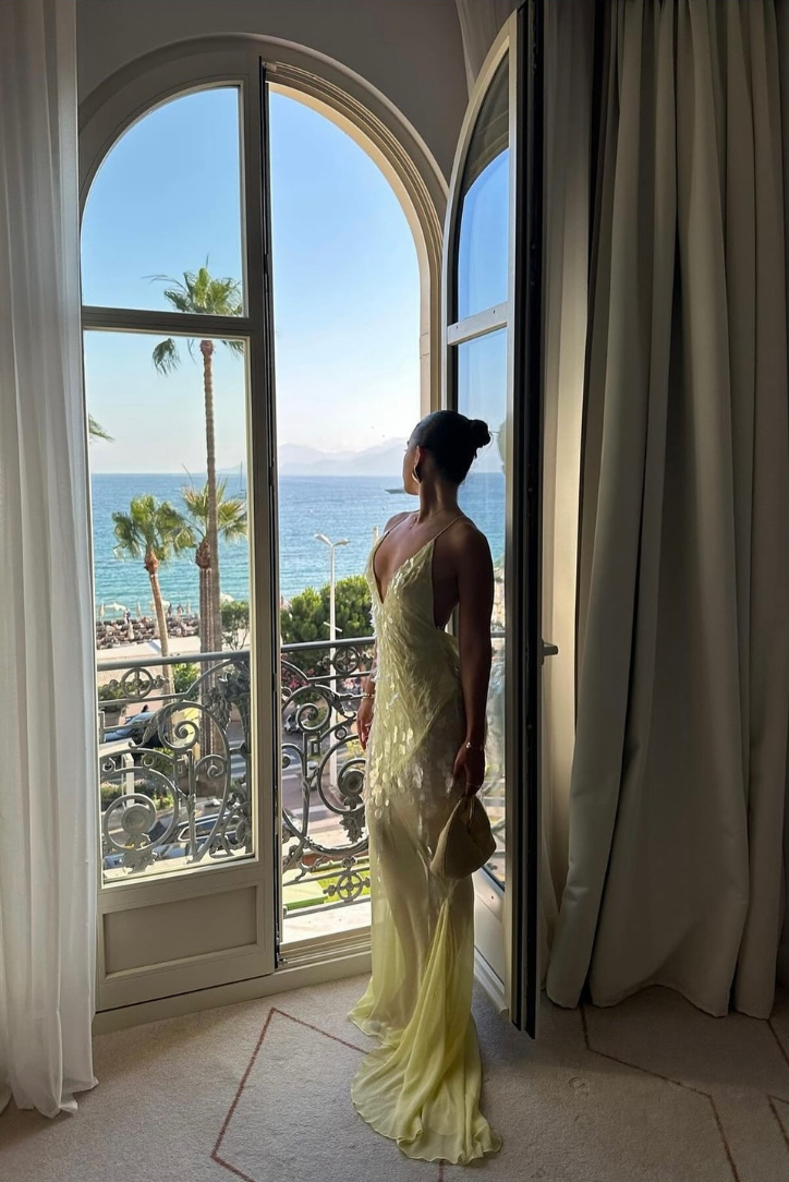 Sleeveless Maxi Dress with a V-Neck
