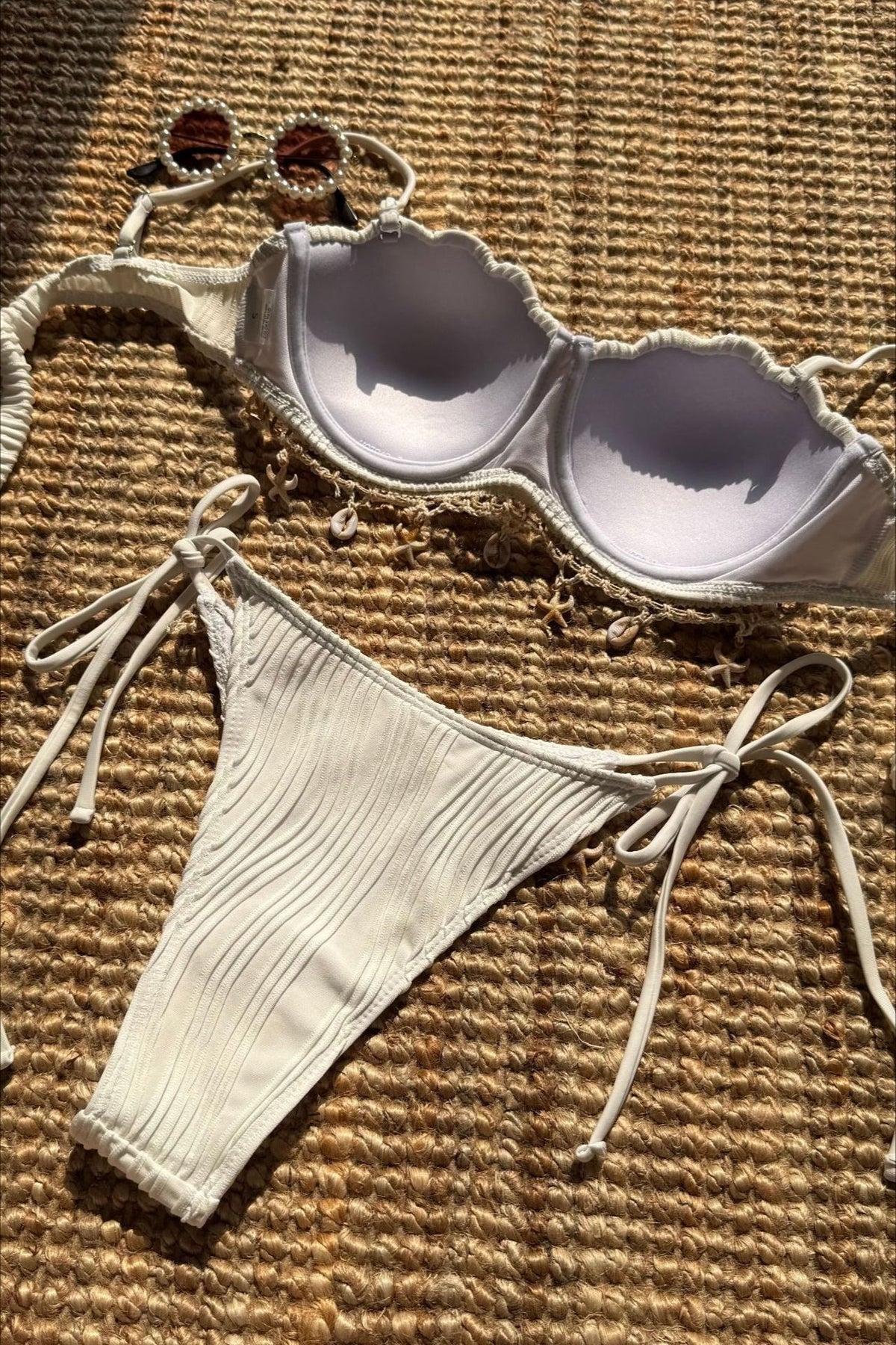 Bikini Set with Lace-Up Details