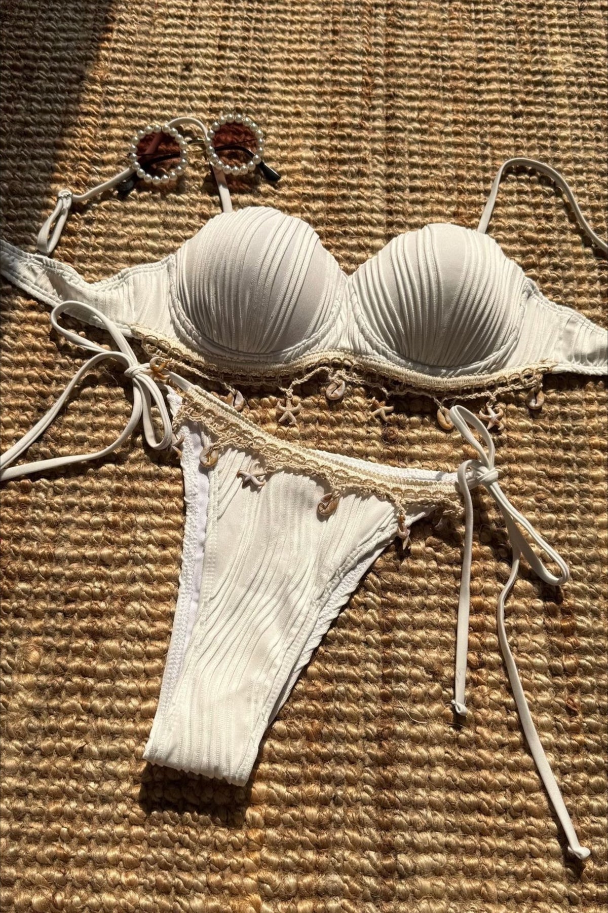 Bikini Set with Lace-Up Details