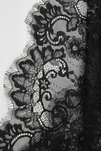 Sheer Tiered Co-Ord Set with Lace Details