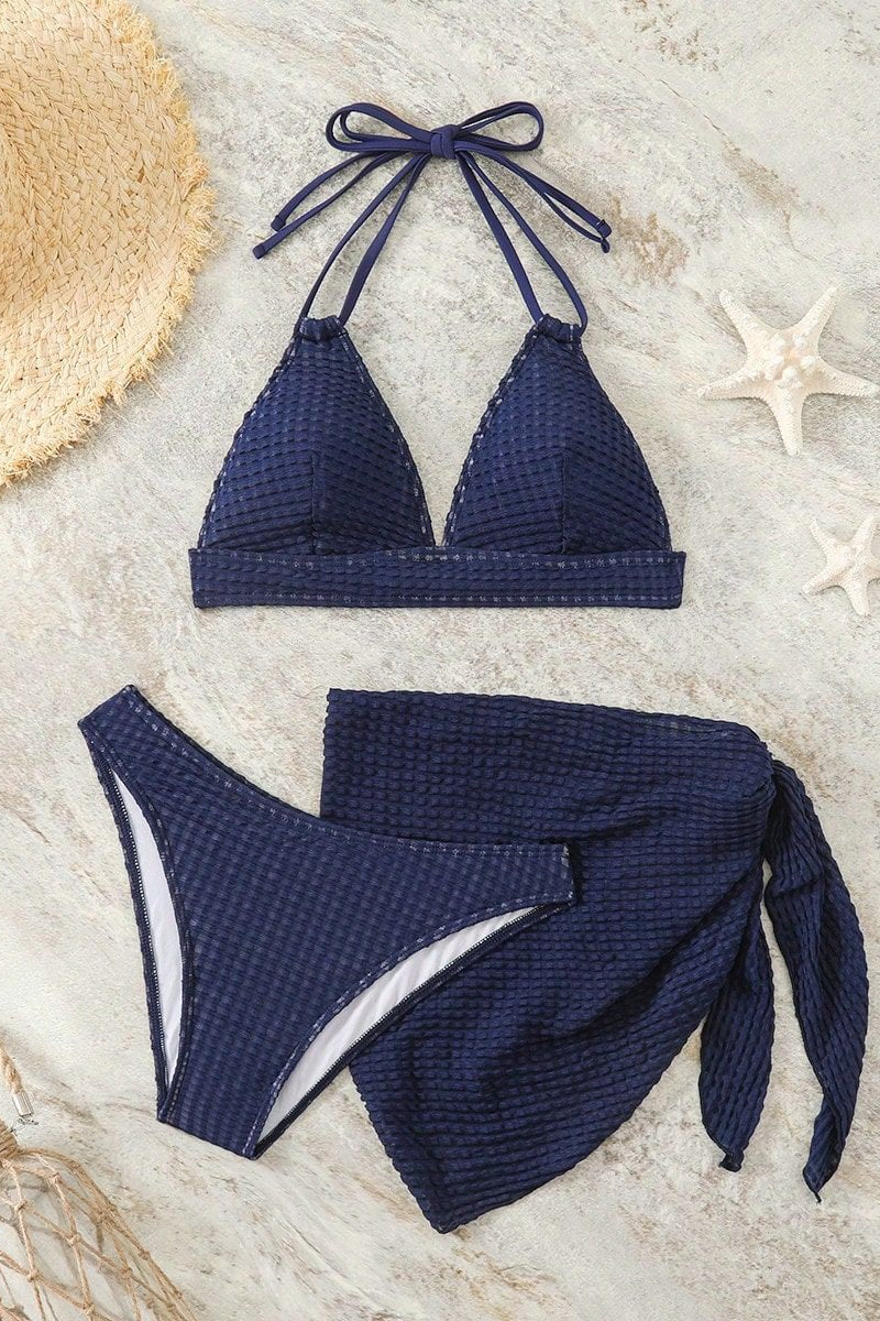 Open-Back Sleeveless Bikini Set